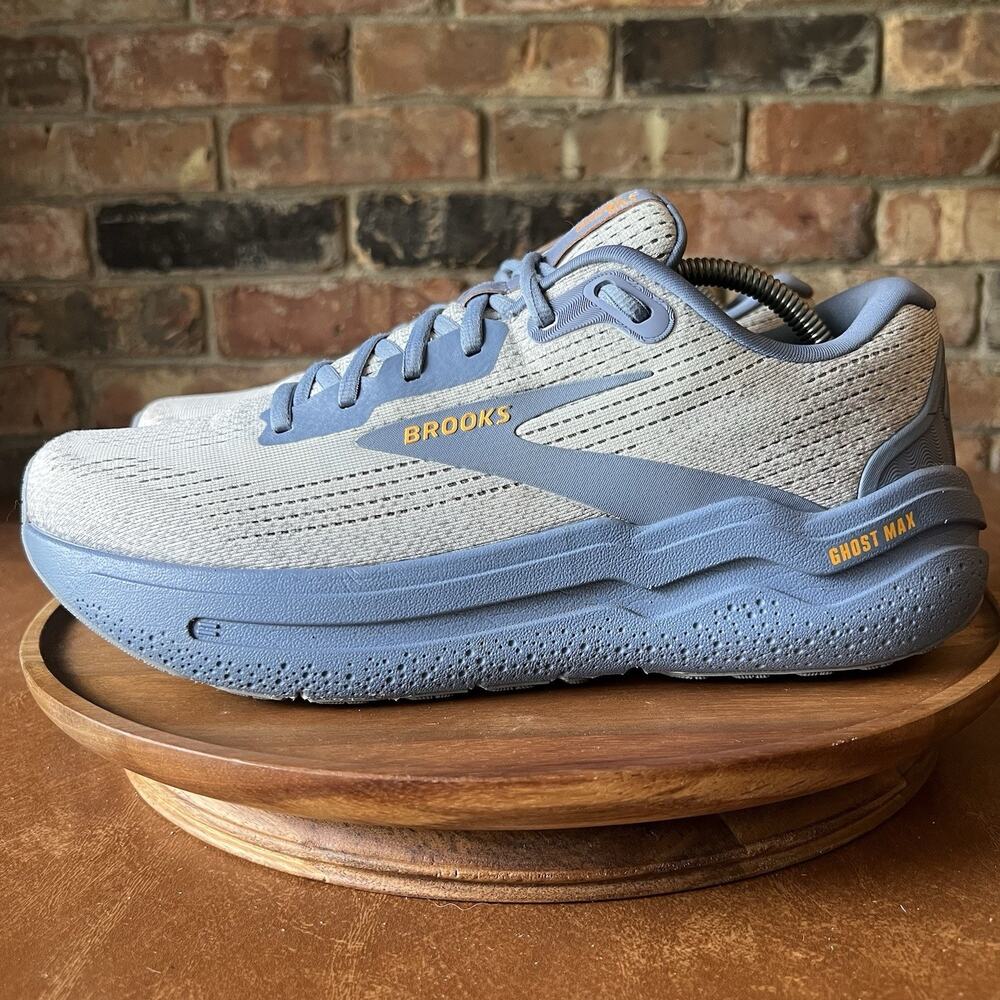 Brooks Ghost Max 2 Mens 10.5 Max Cushion Blue Road Running Sneakers Shoes